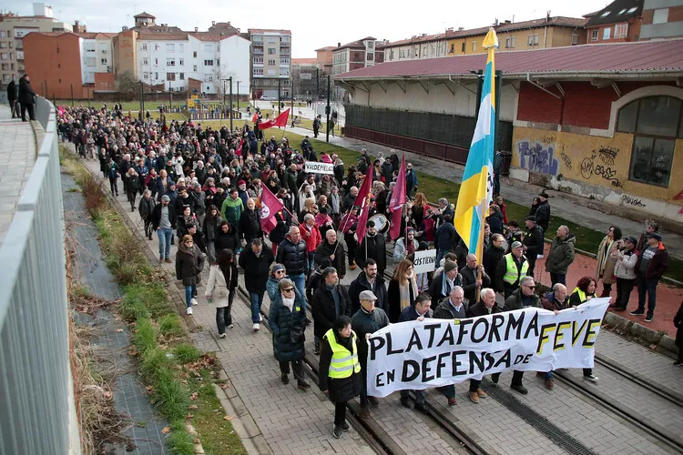 MANISTACION DE FEVE EN LEON