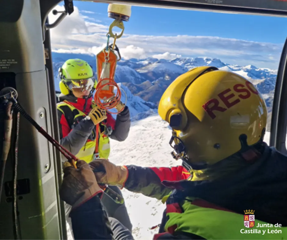 rescate en el Pico Yordas