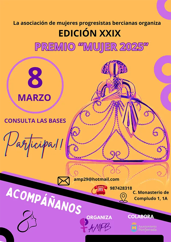 PREMIOS MUJER ASOCIACION DE MUJERES PROGRESISTAS BERCIANAS