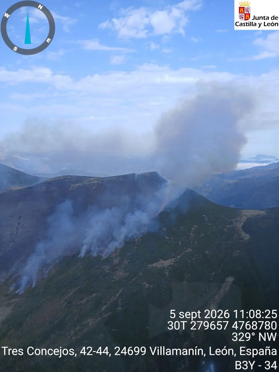 INCENDIO VILLAMANIN