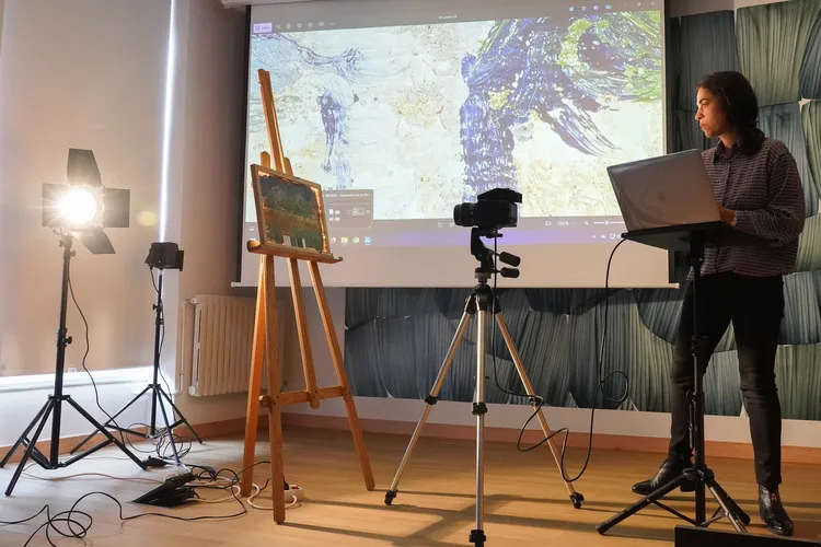 equipo fotográfico de alta resolución para la investigación de obras pictóricas