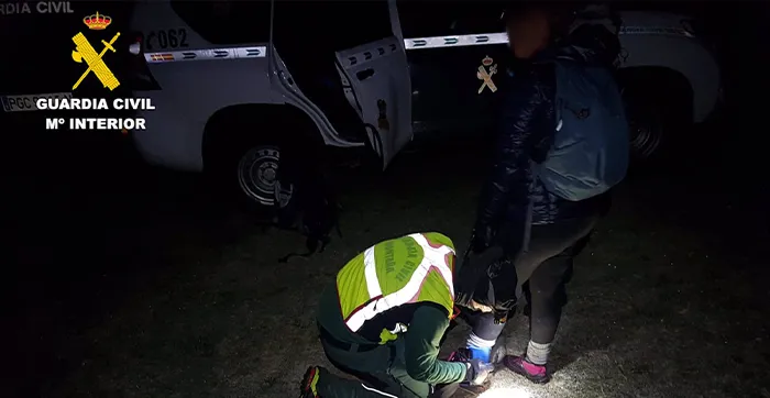 MONTAÑERA RESCATADA EN ACEBEDO