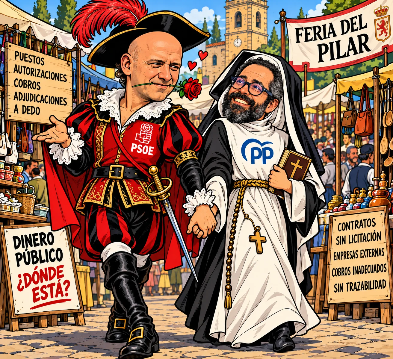 Feria medieval de amores y contratos