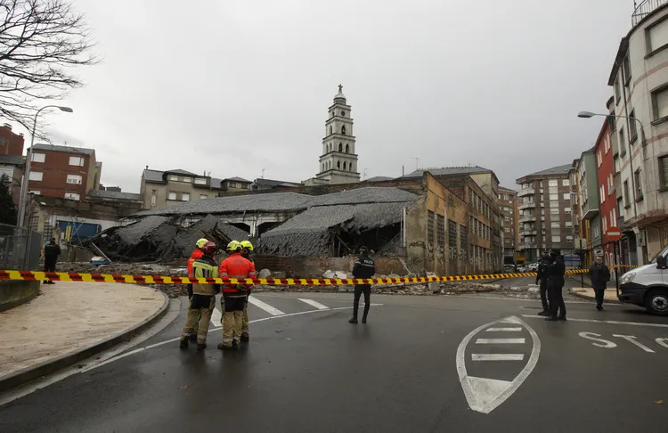 DERRUME EN PONFERRADA