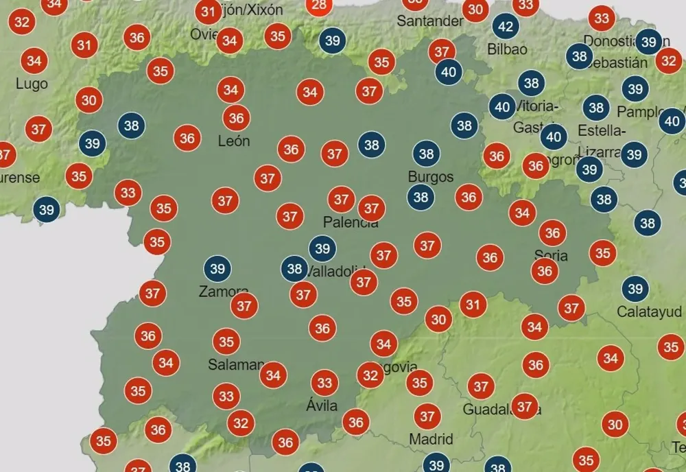 Previsión del tiempo para este domingo, 11 de agosto - EUROPA PRESS