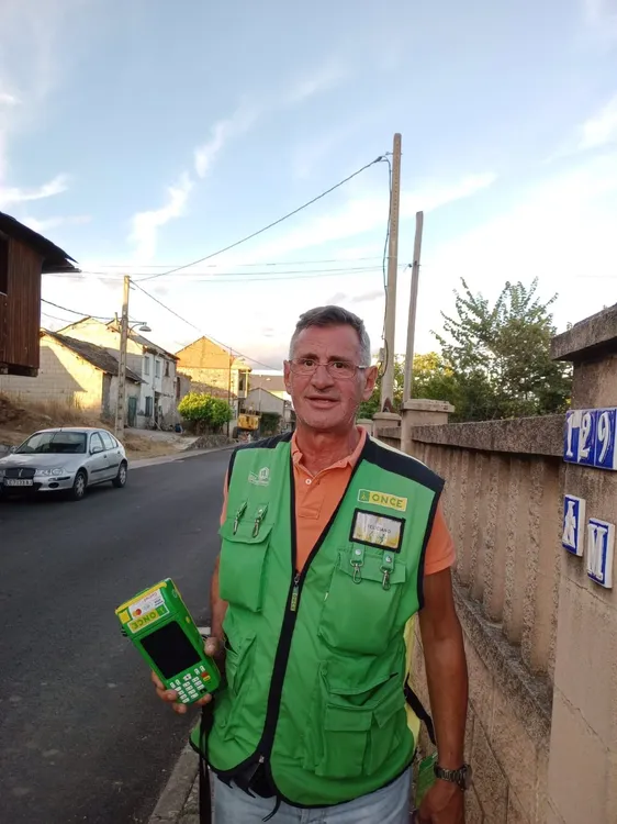 El vendedor de la ONCE Feliciano Álvarez Álvarez