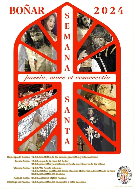 cartel semana santa boñar