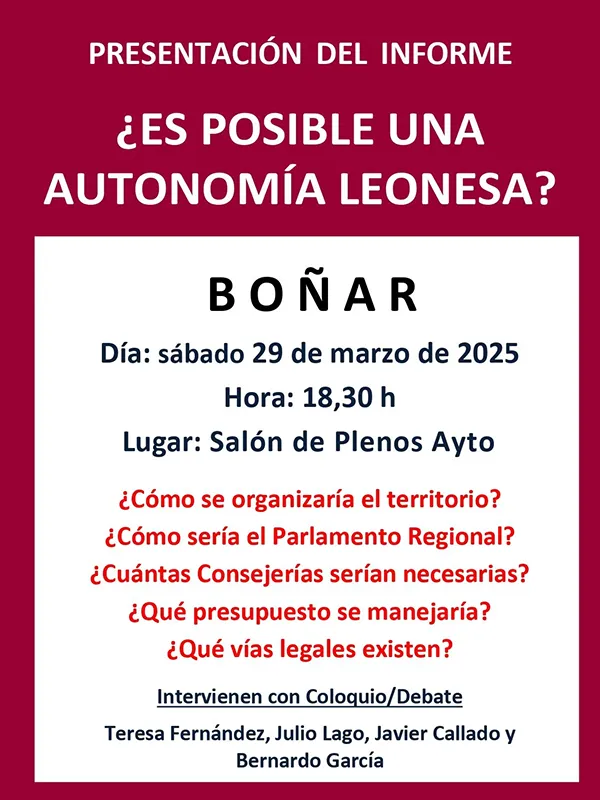 DEBATE SOBRE EL AUTOGOBIERNO DE LEON
