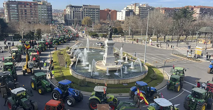 TRACTORADA EN EL CENTRO DE LEON