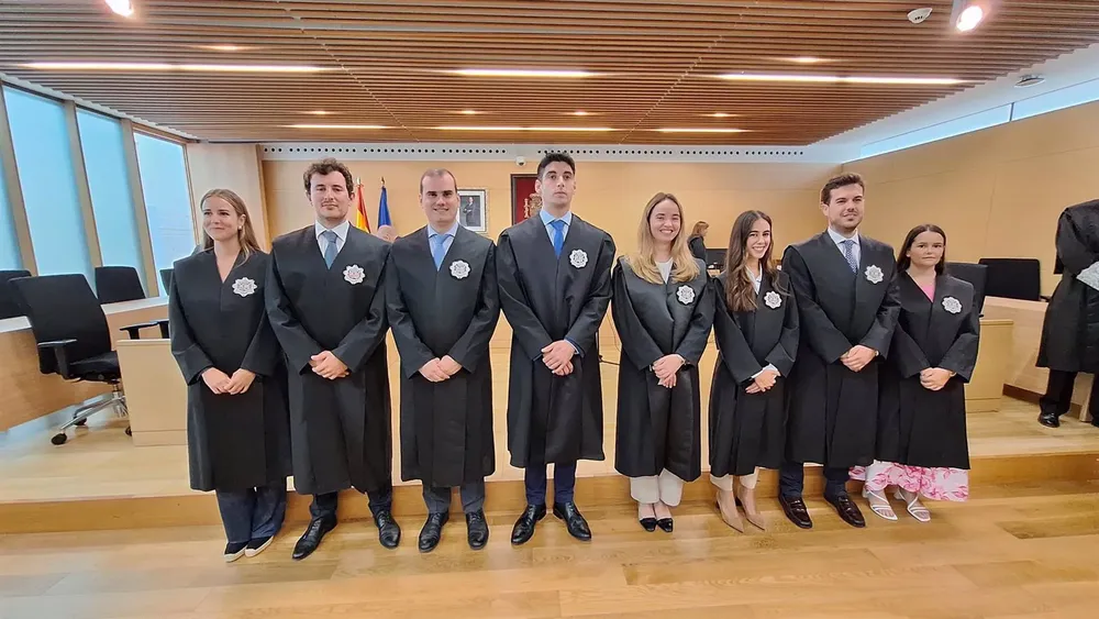 8 nuevos jueces en prácticas