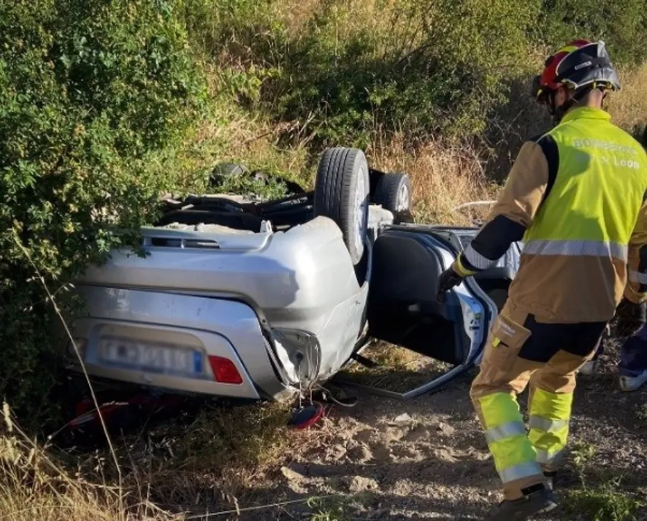 Imagen del siniestro en Santa Lucía de Gordón