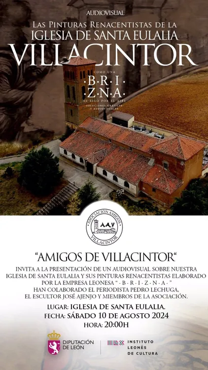 Cartel del Verano Cultural de Villacintor - ASOCIACIÓN DE AMIGOS DE VILLACINTOR
