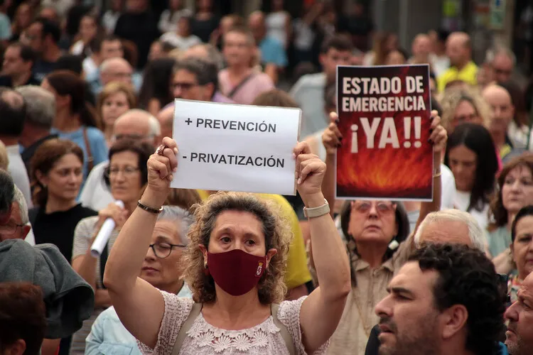 CONCENTRACION CIUDADANA EN LA BAÑEZA